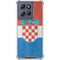 Croatia Flag Distressed Moto G Power 5G (2025) Clear Case